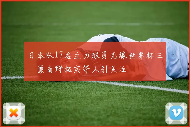 日本队17名主力球员无缘世界杯三笘薰南野拓实等人引关注
